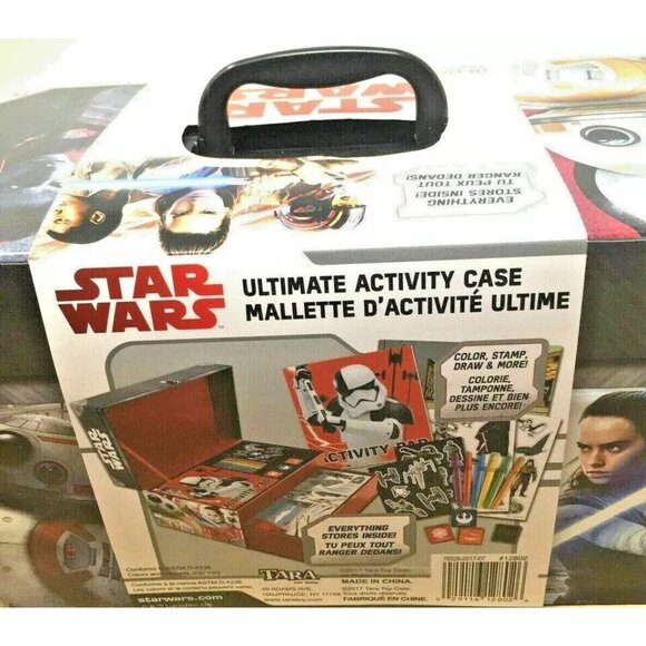 Star Wars Ultimate Activity Case Coloring Stamping Drawing Supplies 3+ Tara Toys - Picture 12 of 16